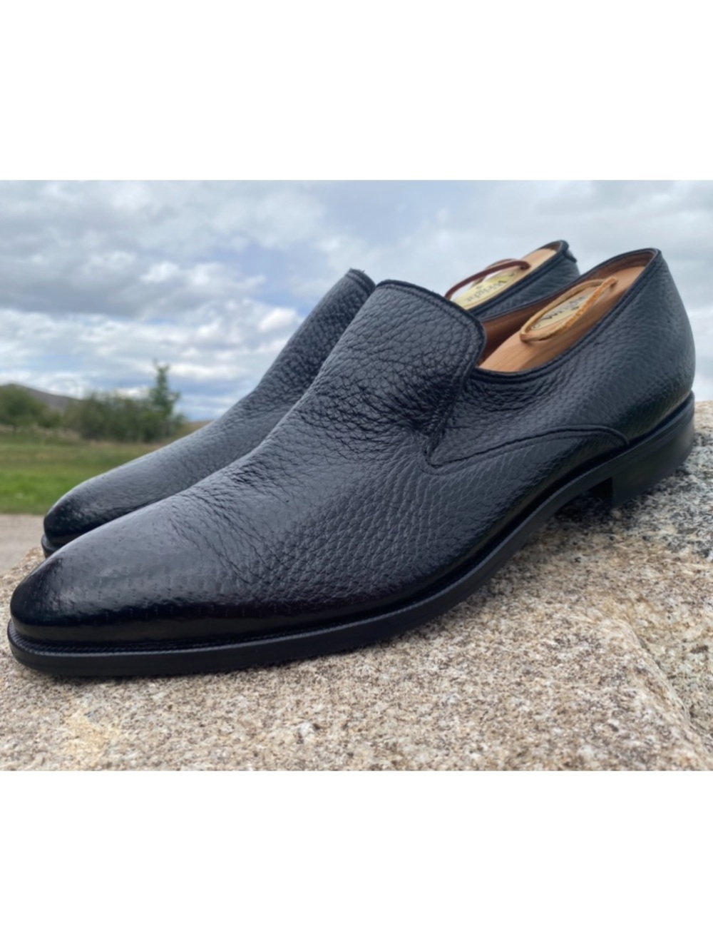 Gravati Arthur Beren Exotic Collection Luxurious Peccary Leather  Men’s  Shoes.